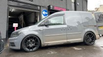NEW 17 INCH ROMAC DIABLO ALLOY WHEELS IN SATIN BLACK 5x112