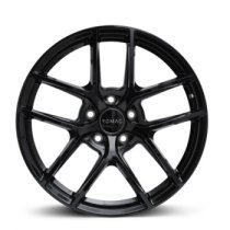 NEW 19 INCH ROMAC DIABLO ALLOY WHEELS IN GLOSS BLACK WITH WIDER REAR OPTION 5x112