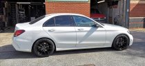 NEW 19 INCH ROMAC DIABLO ALLOY WHEELS IN GLOSS BLACK WITH WIDER REAR OPTION 5x112