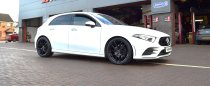 NEW 19 INCH ROMAC DIABLO ALLOY WHEELS IN GLOSS BLACK WITH WIDER REAR OPTION 5x120
