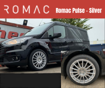 NEW 15 INCH ROMAC PULSE ALLOY WHEELS IN SILVER 4x100