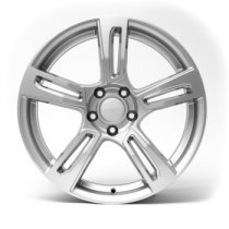 NEW 18 INCH ROMAC EDGE FLOW FORMED ALLOY WHEELS IN SILVER 5x112