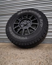 NEW 16 INCH ROMAC STEALTH ALLOY WHEELS IN SATIN BLACK 1250KG CITROEN DISPATCH PEUGEOT EXPERT TOYOTA PROACE VAUXHALL VIVARO C 5x108