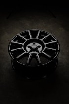 NEW 16 INCH ROMAC STEALTH ALLOY WHEELS IN SATIN BLACK 1250KG MERCEDES VITO 5x112