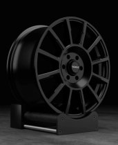 NEW 16 INCH ROMAC STEALTH ALLOY WHEELS IN SATIN BLACK 1250KG MERCEDES VITO 5x112