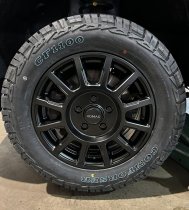 NEW 16 INCH ROMAC STEALTH ALLOY WHEELS IN SATIN BLACK 1250KG MERCEDES VITO 5x112