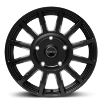 NEW 16 INCH ROMAC STEALTH ALLOY WHEELS IN SATIN BLACK 1250KG MERCEDES VITO 5x112