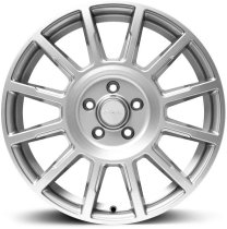 NEW 16 INCH ROMAC STEALTH ALLOY WHEELS IN SILVER 1250KG FORD TRANSIT CUSTOM GEN2 / VW TRANSPORTER T7 6x120