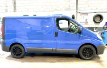 NEW 18 INCH ROMAC STEALTH ALLOY WHEELS IN SATIN BLACK 1250KG CITROEN DISPATCH PEUGEOT EXPERT TOYOTA PROACE VAUXHALL VIVARO C 5x108