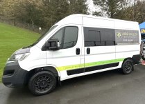 NEW 18 INCH ROMAC STEALTH ALLOY WHEELS IN SATIN BLACK 1250KG FORD TRANSIT CUSTOM GEN2 / VW TRANSPORTER T7 6x120