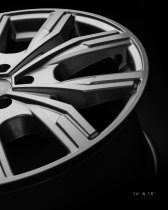 NEW 16 INCH ROMAC TORQUE ALLOY WHEELS IN SILVER 1250KG FORD TRANSIT CUSTOM 5x160