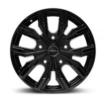 NEW 18 INCH ROMAC TORQUE ALLOY WHEELS IN SATIN BLACK 1250KG CITROEN DISPATCH PEUGEOT EXPERT TOYOTA PROACE VAUXHALL VIVARO C 5x108