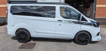NEW 18 INCH ROMAC TORQUE ALLOY WHEELS IN SATIN BLACK 1250KG CITROEN DISPATCH PEUGEOT EXPERT TOYOTA PROACE VAUXHALL VIVARO C 5x108