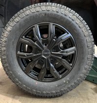 NEW 18 INCH ROMAC TORQUE ALLOY WHEELS IN SATIN BLACK 1250KG CITROEN DISPATCH PEUGEOT EXPERT TOYOTA PROACE VAUXHALL VIVARO C 5x108
