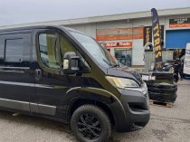 NEW 18 INCH ROMAC TORQUE ALLOY WHEELS IN SATIN BLACK 1250KG CITROEN DISPATCH PEUGEOT EXPERT TOYOTA PROACE VAUXHALL VIVARO C 5x108