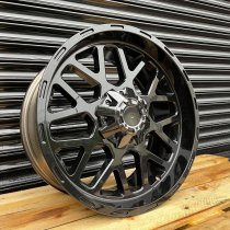 NEW 20 INCH ROMAC UTAH ALLOY WHEELS IN GLOSS BLACK 1000KG FORD RANGER MITSUBISHI L200 VW AMAROK 6x139.7