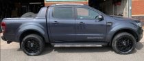 NEW 20 INCH ROMAC UTAH ALLOY WHEELS IN GLOSS BLACK 1000KG FORD RANGER MITSUBISHI L200 VW AMAROK 6x139.7