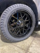 NEW 20 INCH ROMAC UTAH ALLOY WHEELS IN GLOSS BLACK 1000KG FORD RANGER MITSUBISHI L200 VW AMAROK 6x139.7