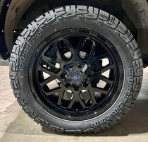 NEW 20 INCH ROMAC UTAH ALLOY WHEELS IN GLOSS BLACK 1000KG FORD RANGER MITSUBISHI L200 VW AMAROK 6x139.7