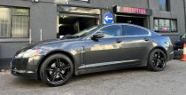 NEW 17 INCH ROMAC VENOM ALLOY WHEELS IN GLOSS BLACK 5x114.3