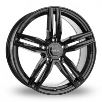 NEW 17 INCH ROMAC VENOM ALLOY WHEELS IN GLOSS BLACK 5x120
