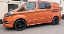 NEW 18 INCH ROMAC VENOM ALLOY WHEELS IN GLOSS BLACK 5x100