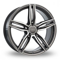 NEW 18 INCH ROMAC VENOM ALLOY WHEELS IN GLOSS GREY WITH POLISHED FACE 5x108