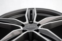 NEW 18 INCH ROMAC VENOM ALLOY WHEELS IN GLOSS GREY WITH POLISHED FACE 5x108