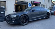 NEW 18 INCH ROMAC VENOM ALLOY WHEELS IN GLOSS BLACK 5x114.3