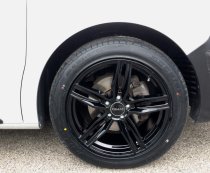 NEW 18 INCH ROMAC VENOM ALLOY WHEELS IN GLOSS BLACK 5x114.3