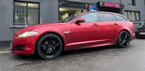 NEW 18 INCH ROMAC VENOM ALLOY WHEELS IN GLOSS BLACK WITH WIDER REAR OPTION 5x120