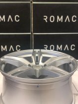NEW 19 INCH ROMAC VENOM ALLOY WHEELS IN SILVER 5x108