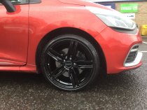 NEW 19 INCH ROMAC VENOM ALLOY WHEELS IN GLOSS BLACK AND DEEPER CONCAVE 9.5" REAR OPTION 5x112