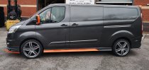 NEW 20 INCH ROMAC VENOM ALLOY WHEELS IN GLOSS GREY WITH POLISHED FACE 1000KG LOAD FORD TRANSIT CUSTOM 5x160