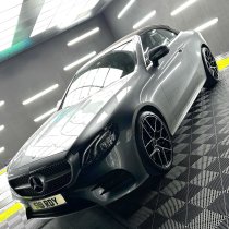 NEW 19 INCH ROMAC VORTEX FLOW FORMED ALLOY WHEELS IN GLOSS BLACK WITH POLISHED FACE 5x114.3