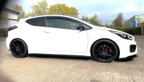 NEW 19 INCH ROMAC VORTEX FLOW FORMED ALLOY WHEELS IN GLOSS BLACK 5x114.3