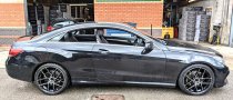 NEW 20 INCH ROMAC VORTEX FLOW FORMED ALLOY WHEELS IN GLOSS BLACK WITH POLISHED FACE AND DEEPER CONCAVE REAR OPTION 5x120
