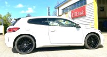 NEW 22 INCH ROMAC VORTEX FLOW FORMED ALLOY WHEELS IN GLOSS BLACK 9.5" ALL ROUND 5x112