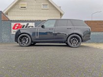 NEW 22 INCH ROMAC VORTEX FLOW FORMED ALLOY WHEELS IN GLOSS BLACK 9.5" ALL ROUND 1000KG 5x120