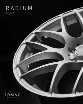 NEW 17 INCH ROMAC RADIUM ALLOY WHEELS IN SILVER 5x108