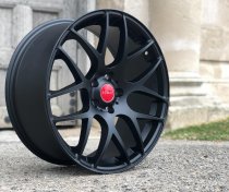 NEW 17 INCH ROMAC RADIUM ALLOY WHEELS IN SATIN BLACK 5x112