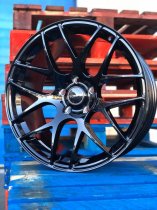 NEW 18 INCH ROMAC RADIUM ALLOY WHEELS IN GLOSS BLACK 5x100
