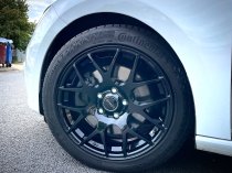 NEW 18 INCH ROMAC RADIUM ALLOY WHEELS IN GLOSS BLACK 5x100