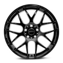 NEW 18 INCH ROMAC RADIUM ALLOY WHEELS IN GLOSS BLACK 5x108