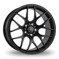 NEW 18 INCH ROMAC RADIUM ALLOY WHEELS IN SATIN BLACK 5x108