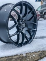 NEW 19 INCH ROMAC RADIUM ALLOY WHEELS IN SATIN BLACK 5x112