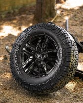 NEW 16 INCH FOX OPUS ALLOY WHEELS IN GLOSS BLACK LOAD RATED 1250KG VAUXHALL VIVARO B / NISSAN PRIMASTAR NV300 RENAULT TRAFIC 5x114.3