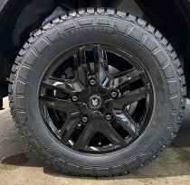 NEW 16 INCH FOX OPUS ALLOY WHEELS IN GLOSS BLACK 1250KG CITROEN DISPATCH PEUGEOT EXPERT TOYOTA PROACE VAUXHALL VIVARO C 5x108