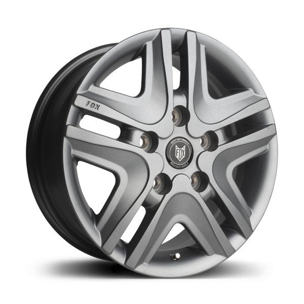 NEW 16 INCH FOX OPUS ALLOY WHEELS IN SATIN GUNMETAL 1250KG CITROEN DISPATCH PEUGEOT EXPERT TOYOTA PROACE VAUXHALL VIVARO C 5x108