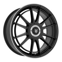 NEW 17 INCH FOX VR4 ALLOY WHEELS IN SATIN BLACK WITH POLISHED LIP 5x108/5x114.3